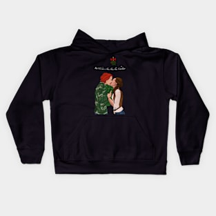 Wayhaught Christmas Kiss Kids Hoodie